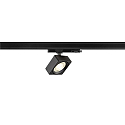 Foco trifásico  EURO CUBE 2 M angular, giratorio, apto para puestos de trabajo VDU IP20, negro regulable