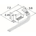 SLV Sensor crepuscular BATTEN FLAT P on/off, blanco