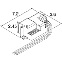 SLV Sensor crepuscular BATTEN FLAT P on/off, blanco