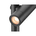 SLV Luminaria con pincho de tierra HELIA SLIM POLE DOUBLE con enchufe IP65, negro