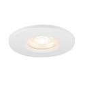 Luminaria empotrable para techos UNIVERSAL DOWNLIGHT FIX con tapa IP65, blanco regulable