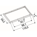 SLV Marco de montaje PANEL P | PAVANNO, blanco