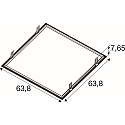 SLV Marco empotrable PANEL P | PAVANNO, blanco