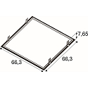 SLV Marco empotrable PANEL P | PAVANNO, blanco