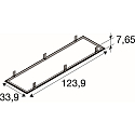 SLV Marco empotrable PANEL P | PAVANNO, blanco