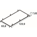 SLV Marco empotrable PANEL P | PAVANNO, blanco