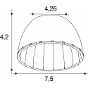 SLV Reflector para EASYLIGHT, plata