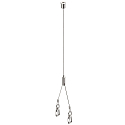 Suspensión del techo BATTEN INDUSTRY C+P, plata