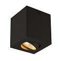 Luminaria empotrable para techos TRILEDO ROUND LED angular IP20, negro mate