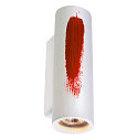 SLV Luminaria de pared PLASTRA TUBE GU10, blanco