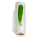 SLV Luminaria de pared PLASTRA TUBE GU10, blanco