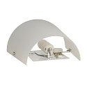 SLV Luminaria de pared BASKET E27, satinado, gris plateado
