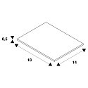 SLV Marco empotrable DOWNUNDER PUR angular, gris