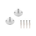 Soporte de pared TENSEO 2 piezas, corto, blanco