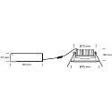 SLV recessed luminaire VELIA LOW PROFILE round IP44, black matt dimmable 5,5W 340lm 4000K