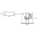 SLV recessed luminaire UNI INSTALL G2 round, set of 10 GU10 IP44, brushed aluminium 