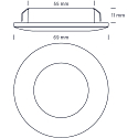 SLV recessed spotlight ALINA G2 IP20, white matt dimmable