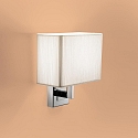 Luminaria de pared AP CLAVIUS E14 IP20, cromo, blanco regulable