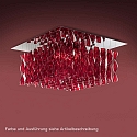 Luminaria de techo PL AURA P 30 E27 IP20, cromo, claro regulable