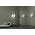 Pendant luminaire SP AURA 45, E27, IP20, Murano glass, white