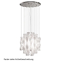 Luminaria colgante SP AURA 45 E27 IP20, cromo, claro regulable