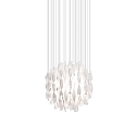 Luminaria colgante SP AURA 60 E27 IP20, cromo, blanco regulable