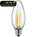 HWH Filamento luminoso en forma de vela C35 conmutable E27 4,5W 470lm 2700K 300� CRI > 90 