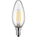 Filamento luminoso en forma de vela C35 conmutable E14 4,5W 470lm 2700K 300� CRI > 90 