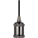 HWH pendant luminaire E27 IP20, black 