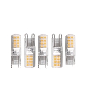 HWH L�mpara con base de clavija juego de 5 G9 2,6W 320lm 3000K 300� 