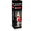 HWH L�mpara LED de lava IP20, claro, rojo, plata 