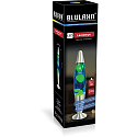 HWH L�mpara LED de lava IP20, azul, amarillo, plata 