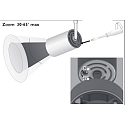 spot STAR SPOT 30-65� AC C 1 flame, swivelling, rotatable IP20, matt chrome dimmable