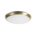 Brumberg Luminaria de pared para exteriores MAKIRA � 25CM redondo, CCT Switch, resistente a los impactos, arqueado IP65, negro regulable