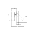 Brumberg Luminaria de pared IP20, blanco 