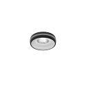 Luz downlight NATUNA r�gido, versi�n incorporada, directo / indirecto IP20, negro mate regulable
