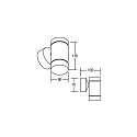 Brumberg Luminaria de pared GU10 IP44, acero inoxidable, transparente regulable