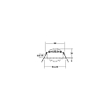 Brumberg recessed luminaire ABACO SQUARE PHASE swivelling, Dim-To-Warm IP44, nickel matt dimmable 8W 530lm 1800-3000K 36� 36� CRI > 90
