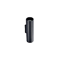 Luminaria de pared TOMEK Arriba-Abajo, de 2 llamas, redondo GU10 IP20, negro mate regulable