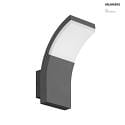Outdoor wall luminaire FAGI switchable LED IP54, graphite