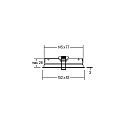 Brumberg Marco empotrable COUPLED angular, blanco