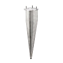 Pico de tierra POWER CMD-9016 angular, mec�nico, acero inoxidable