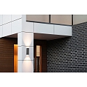 CMD Creative Metalldesign Luminaria de pared para exteriores 20CM Arriba-Abajo, alto IP65, antracita 