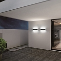 CMD Creative Metalldesign Luminaria de pared para exteriores 25CM Arriba-Abajo, lang IP65, antracita