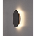 CMD Creative Metalldesign Luminaria de pared para exteriores redondo, CCT Switch, indirecta IP54, antracita
