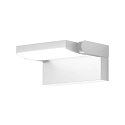 CMD Creative Metalldesign Luminaria de pared para exteriores CCT Switch, inclinable IP54, blanco