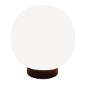 Luminaria de mesa ACAI 16 con interruptor E27 IP20, mate, blanco opalino regulable