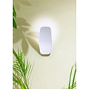 Casablanca Luminaria de pared ASHIYA regulable, indirecta, mate, blanco regulable