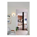 Casablanca Luminaria de pared ASHIYA regulable, indirecta, mate, blanco regulable