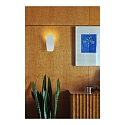 Casablanca Luminaria de pared ASHIYA regulable, indirecta, mate, blanco regulable